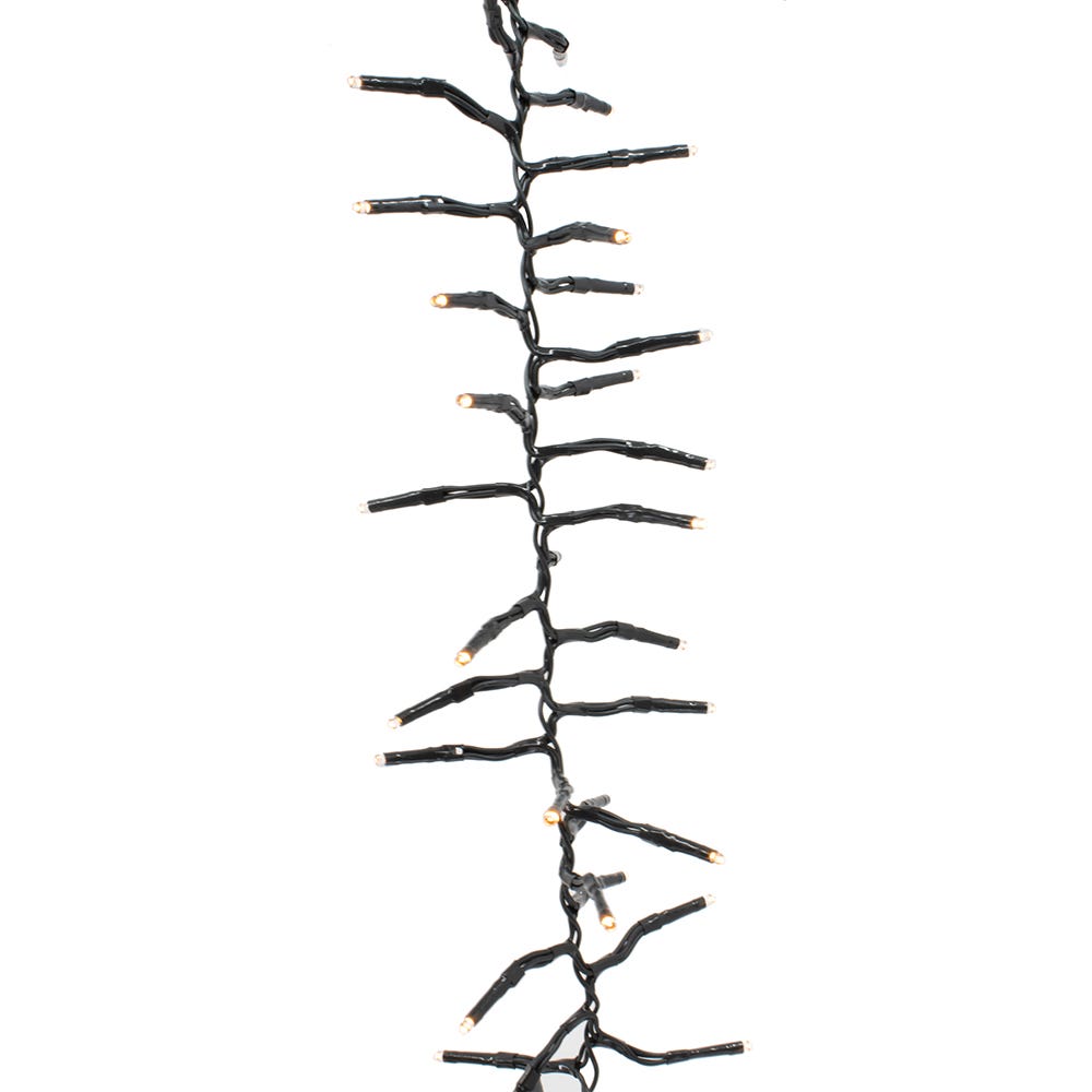 Kurt Adler CUL 1000-Light 33-Foot Cluster Light Set with Classic White 3MM LED Bulbs